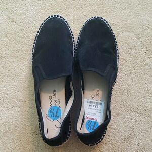 ⚡️ Brand New Gianno Black Platform Espadrille Slip Ons